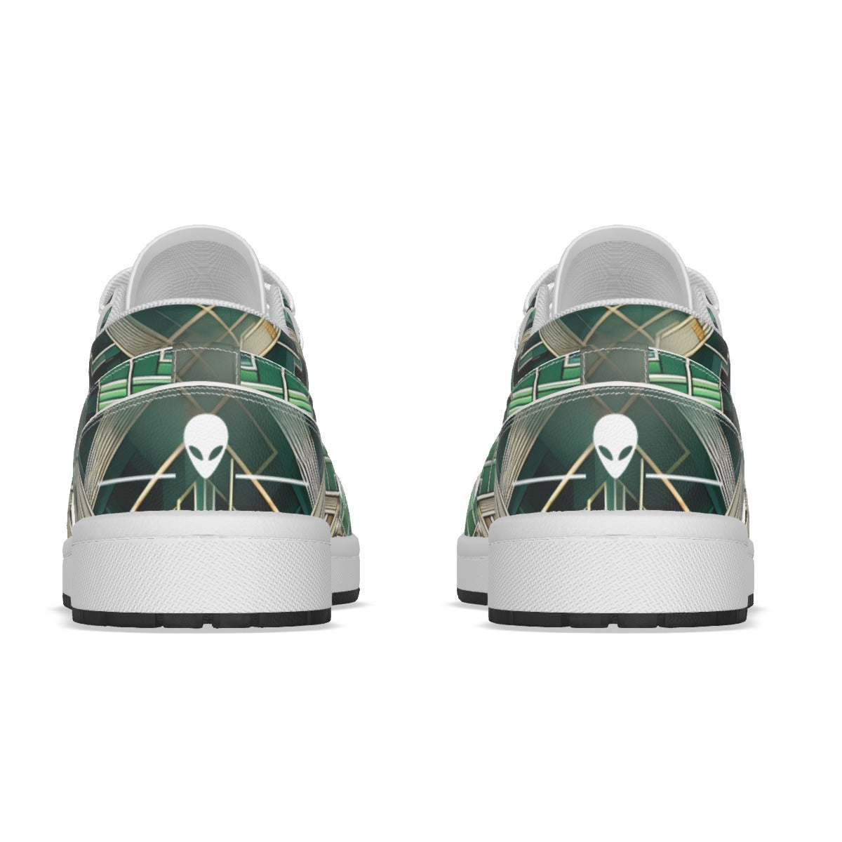 Men's Low State Leather Stitching Shoes