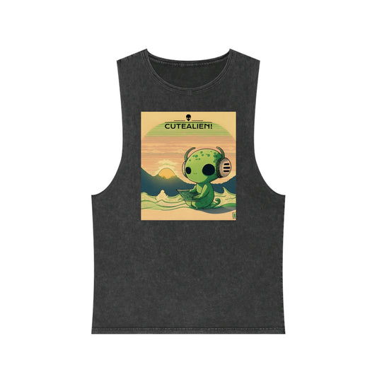 Unisex Stonewash Tank Top