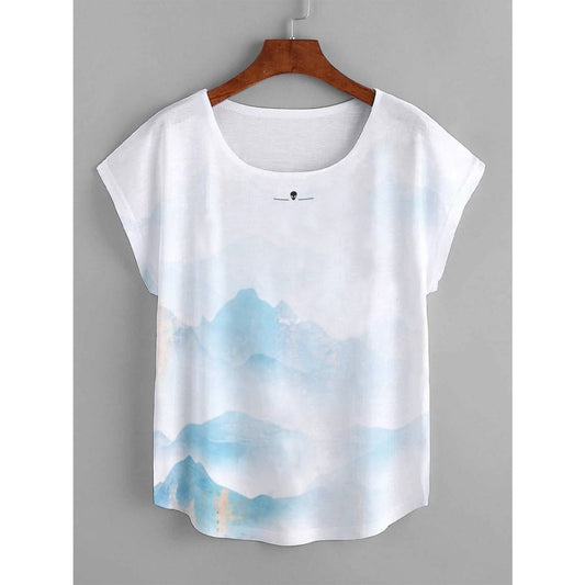 Women's Curved Hem T-shirt