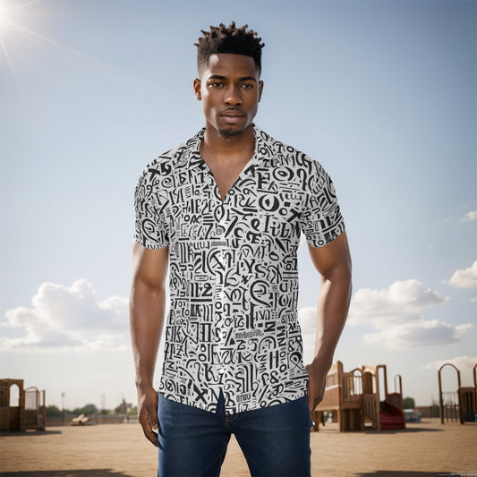 All-Over Print Men's Shirt