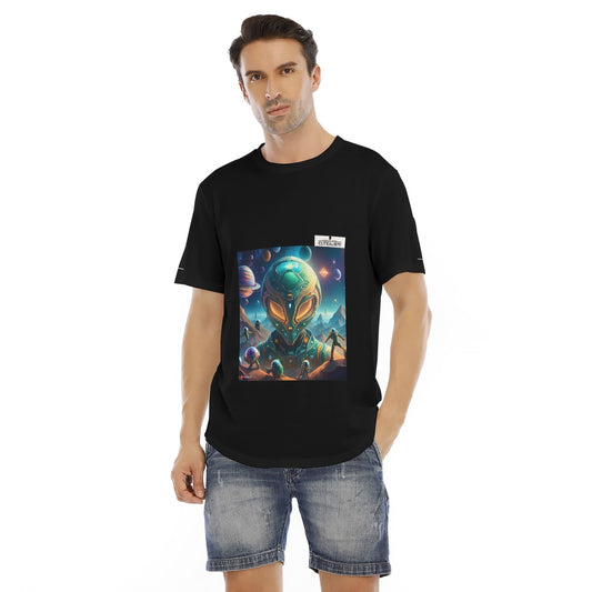 Men's Short Sleeve Rounded Hem T-shirt