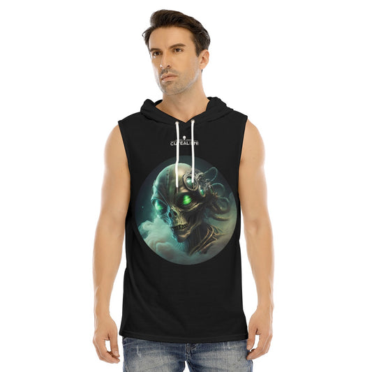 All-Over Print Men's Tank Hooded Vest