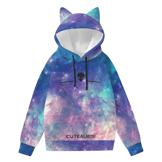 Women’s Hoodie With Decorative Ears